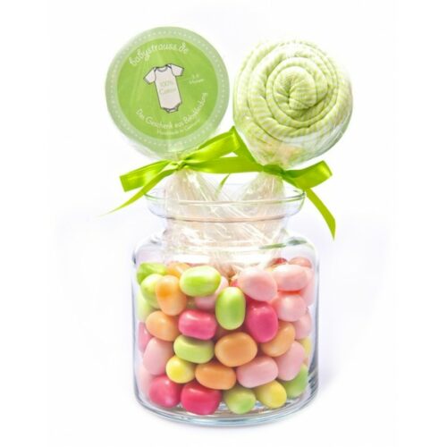 Babylolli grün - Die Idee zur Babyparty